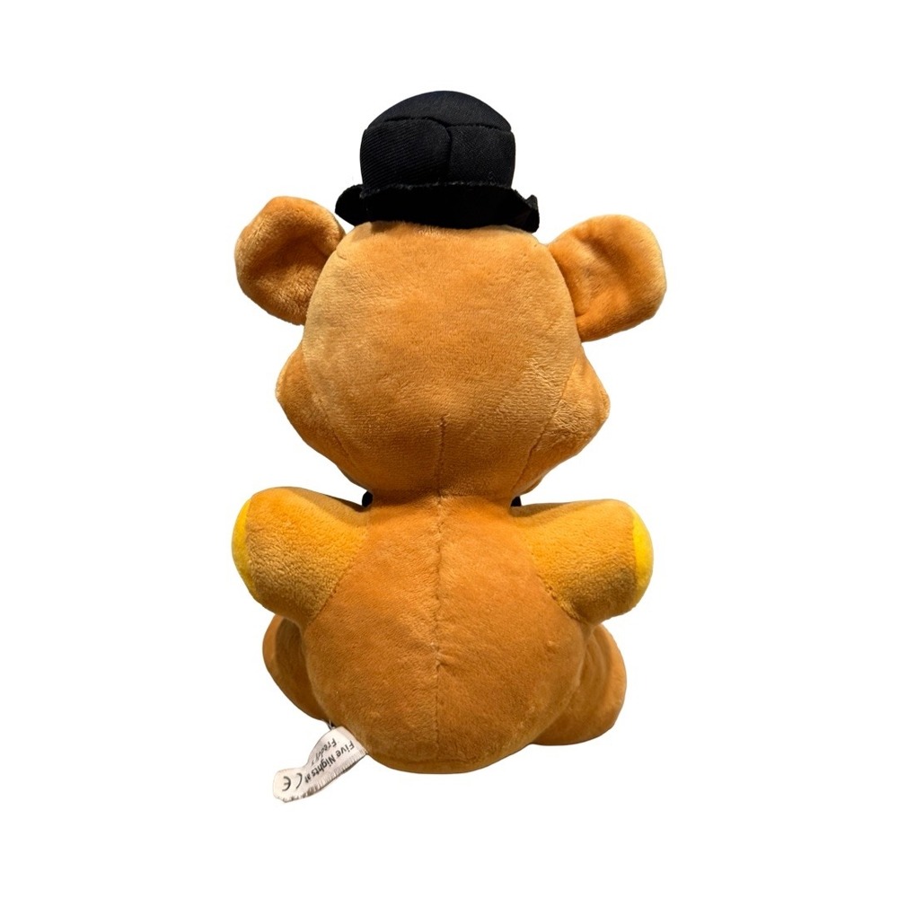Five Nights at Freddys Golden Freddy Plush 10 inch Gold Bear Black Hat Bow Tie - Picture 5 of 7